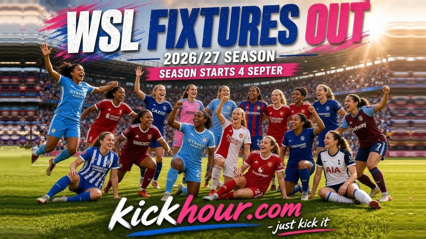 WSL 2026/27 FIXTURES REVEALED