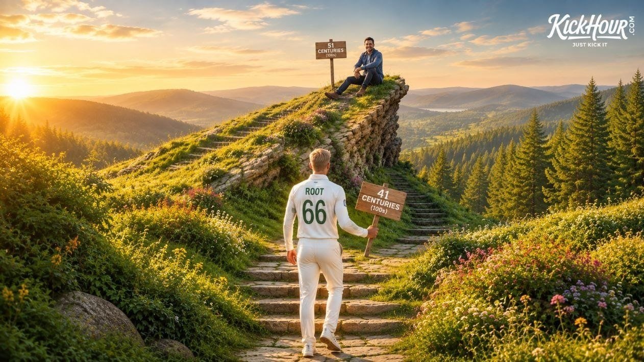 🏏 Sachin Tendulkar – The Benchmark of Greatness: 📊 51 Centuries | 68 Fifties | 119 scores of 50+

🔥 Joe Root – The Lone Active Challenger: Already tied with Ricky Ponting on 41 centuries and matched Sachin’s 68 fifties in fewer matches.

✨ Legends like Te