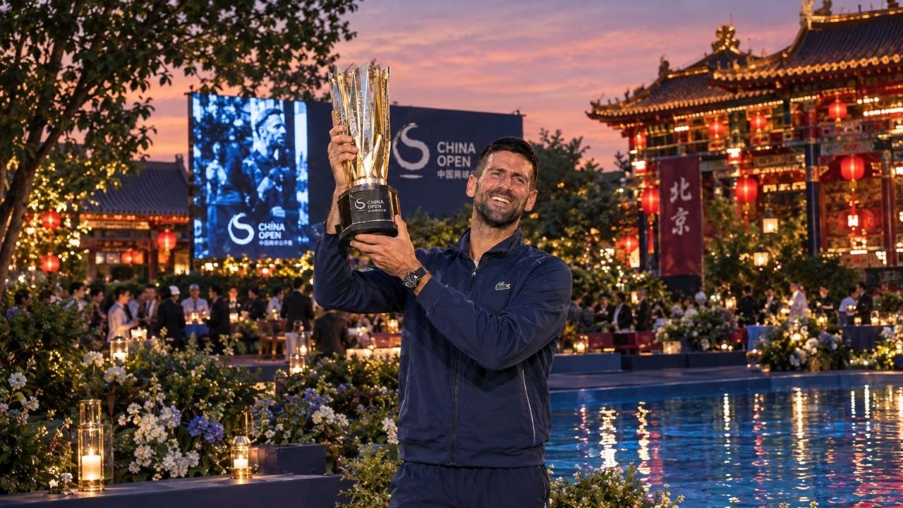 Novak Djokovic’s legacy in Beijing continues! 🏆🇷🇸 The Serbian superstar has won a record seventh China Open title.