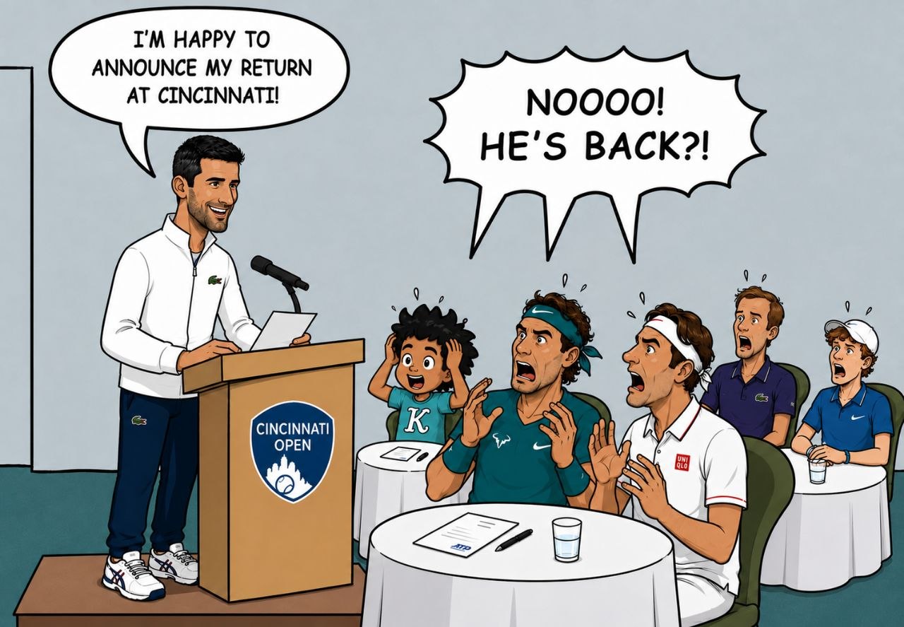 Novak Djokovic returns! ⚠️Haters beware⚠️